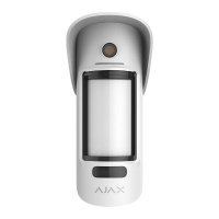 ajax motioncamoutdoor-w rivelatore pir con fotocamera esterno wireless bianco 2033429061