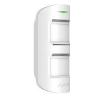 ajax outdoorprotect-w rivelatore doppio pir esterno wireless bianco