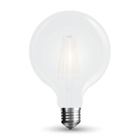 v-tac vt-2067 7190 7w lampad E27 globo G125 fredda satinata