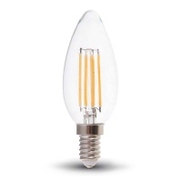 v-tac vt-2127 7423 6W lampada E14 candela filamento calda