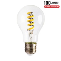 v-tac vt-2164 7336 4W lampada E27 bulbo filamento calda spirale