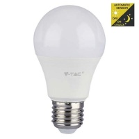 v-tac vt2016 8.5w a60 plastica sensore led lampadina bulbo e27 crepuscolare-0
