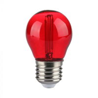 v-tac vt2132 2w g45 rosso red filamento e27-1