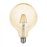 v-tac vt214473 lampadina led filamento ambrata globo 4w-1