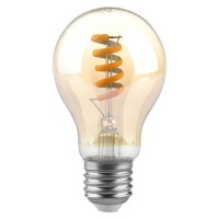 v-tac vt2154 lampadina led spirale filamento bulbo ambra 4w-1
