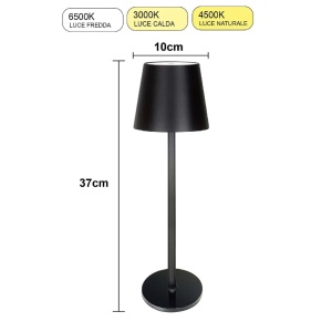 lampada nera