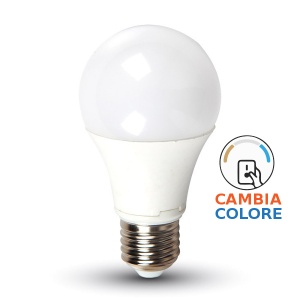 v-tac vt-2119 7317 9W lampada E27 A60 bulbo cambiacolore