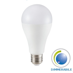 v-tac vt-217d 20188 20189 20190 17W lampada E27 A65 dimmerabile