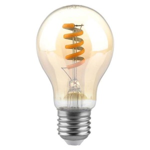 v-tac vt2154 lampadina led spirale filamento bulbo ambra 4w-1