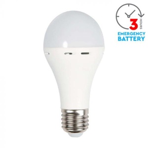 v-tac vt509 emergenza 9w plastica lampadina a70 batteria 3ore e27-1
