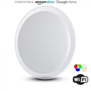 v-tac vt5138 lampada plafoniera led compatibile amazon alexa google home-1