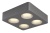Faretti LED alluminio grigio scuro, LED